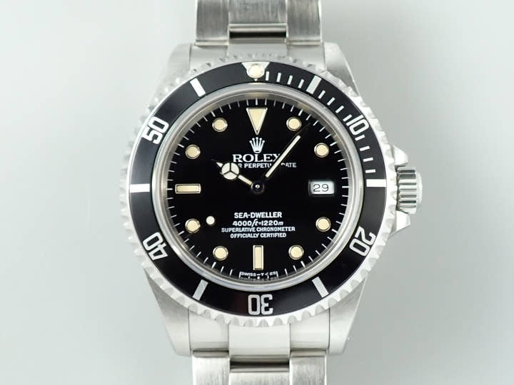 ロレックス シードゥエラー Ref.16600 ステンレススチール ブラック文字盤