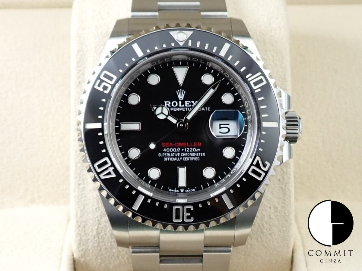 ロレックス シードゥエラー Ref.126600 ステンレススチール ブラック文字盤