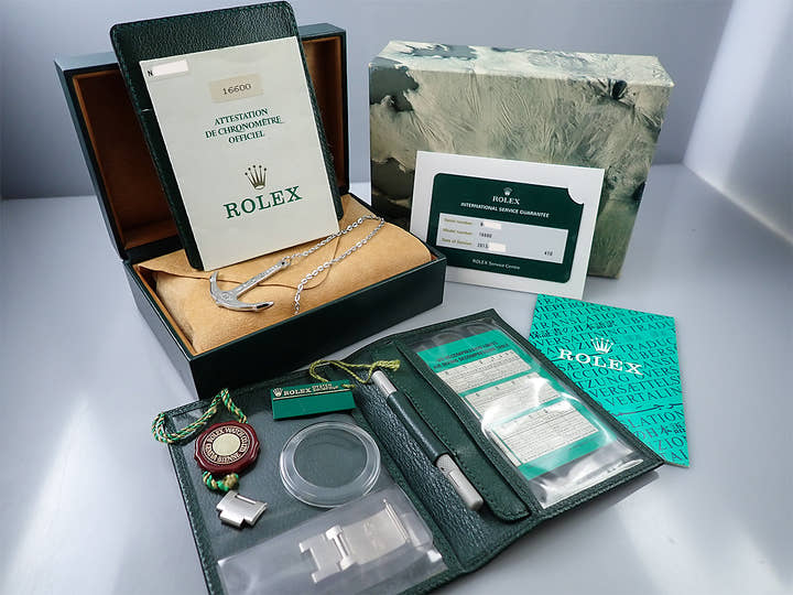 ロレックス シードゥエラー Ref.16600 ステンレススチール ブラック文字盤