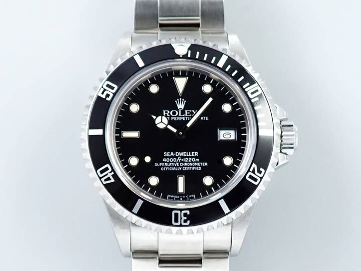 ロレックス シードゥエラー Ref.16600 ステンレススチール ブラック文字盤