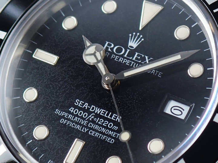 ロレックス シードゥエラー Ref.16600 ステンレススチール ブラック文字盤