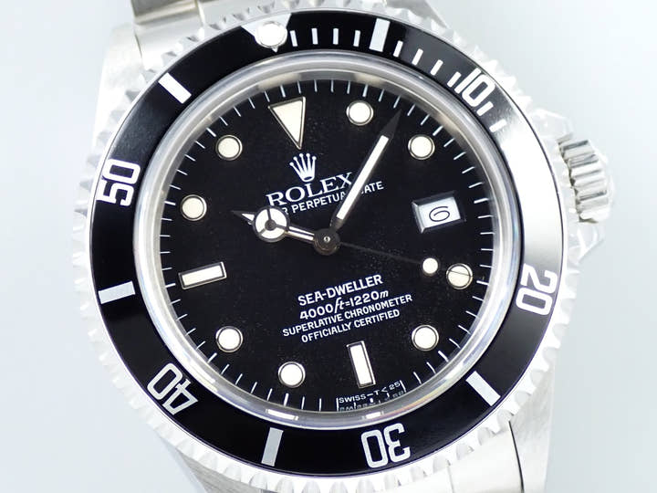 ロレックス シードゥエラー Ref.16600 ステンレススチール ブラック文字盤