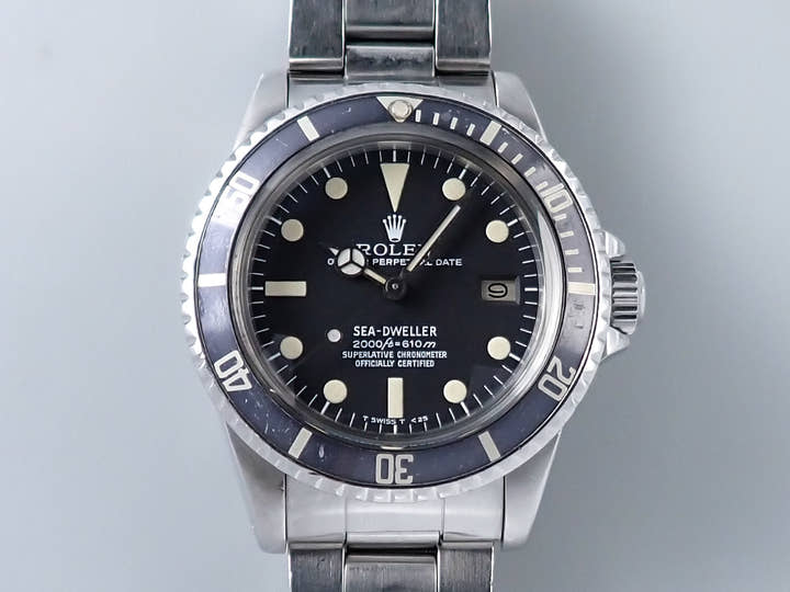 ロレックス シードゥエラー Ref.1665 ステンレススチール ブラック文字盤