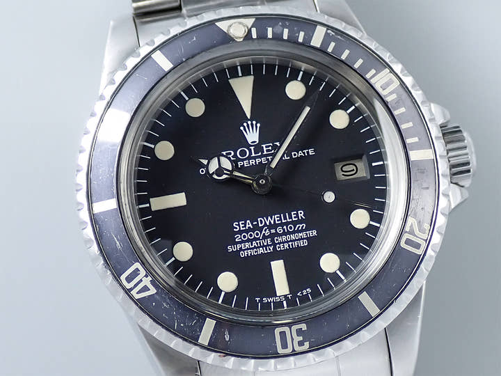 ロレックス シードゥエラー Ref.1665 ステンレススチール ブラック文字盤