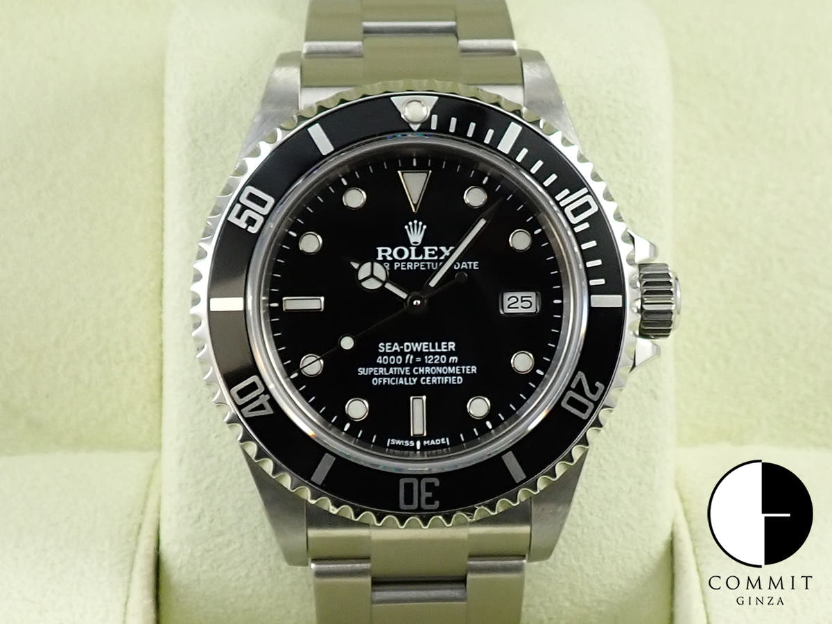 ロレックス シードゥエラー Ref.16600 ステンレススチール ブラック文字盤