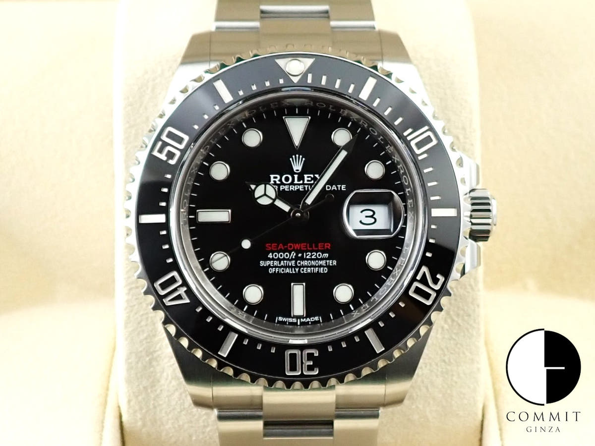 ロレックス シードゥエラー Ref.126600 ステンレススチール ブラック文字盤