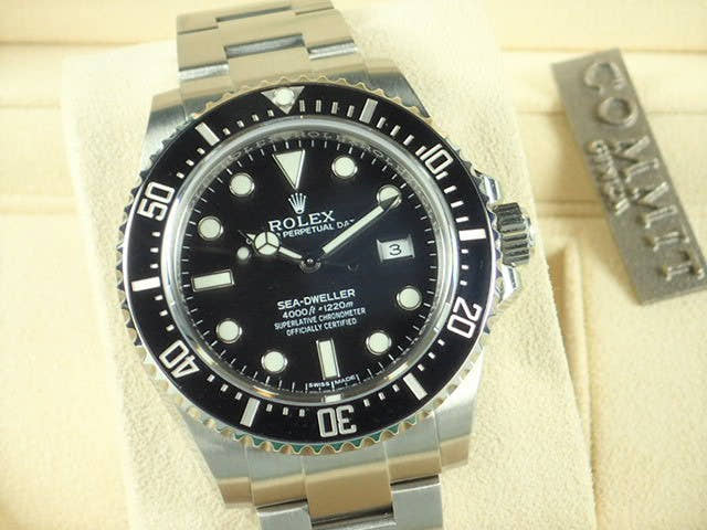 ロレックス シードゥエラー Ref.116600 ブラック文字盤 中古 sea-dweller-40