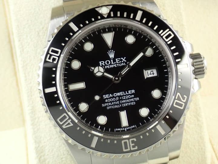 ロレックス シードゥエラー 4000 Ref.116600 ステンレススチール ブラック文字盤