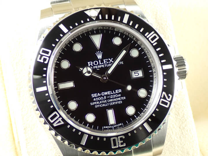 ロレックス シードゥエラー 4000 Ref.116600 ステンレススチール ブラック文字盤