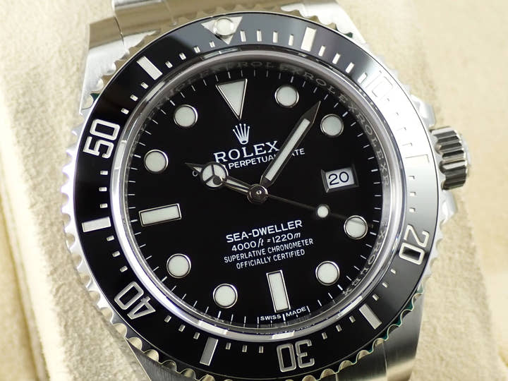 ロレックス シードゥエラー 4000 Ref.116600 ステンレススチール ブラック文字盤
