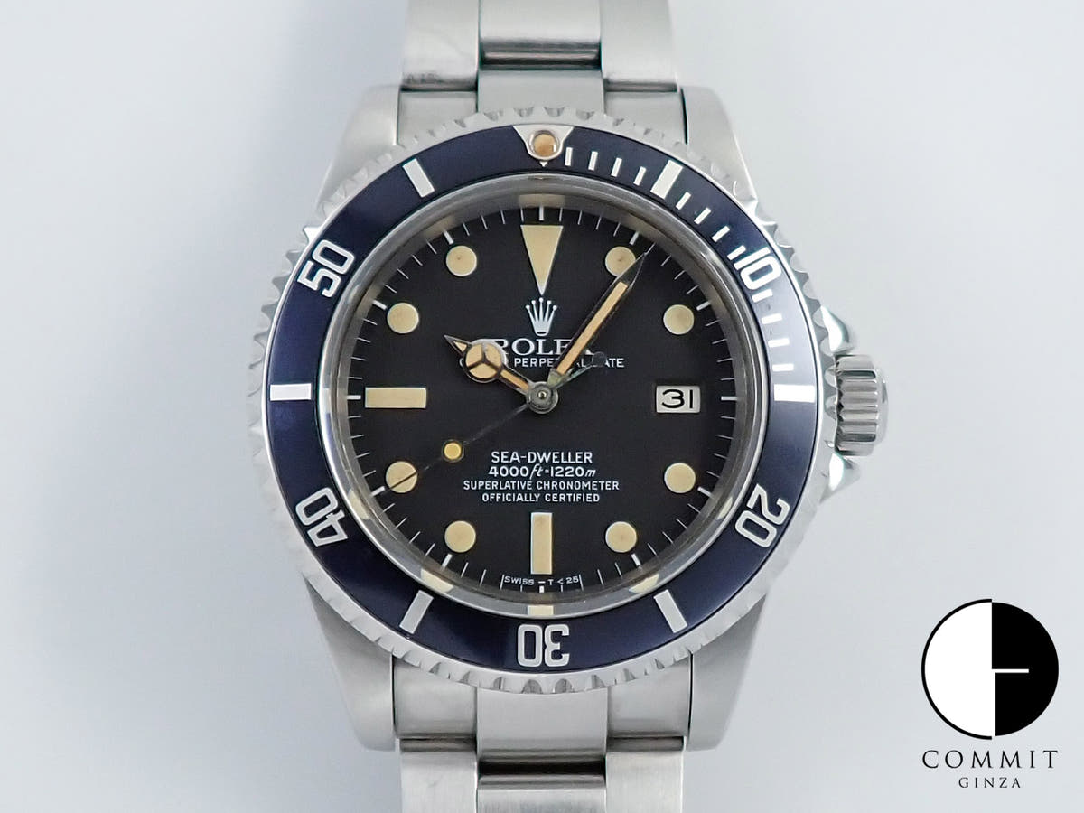 ロレックス シードゥエラー トリプルシックス Ref.16660 ステンレススチール ブラック文字盤