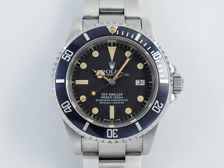 ロレックス シードゥエラー トリプルシックス Ref.16660 ステンレススチール ブラック文字盤