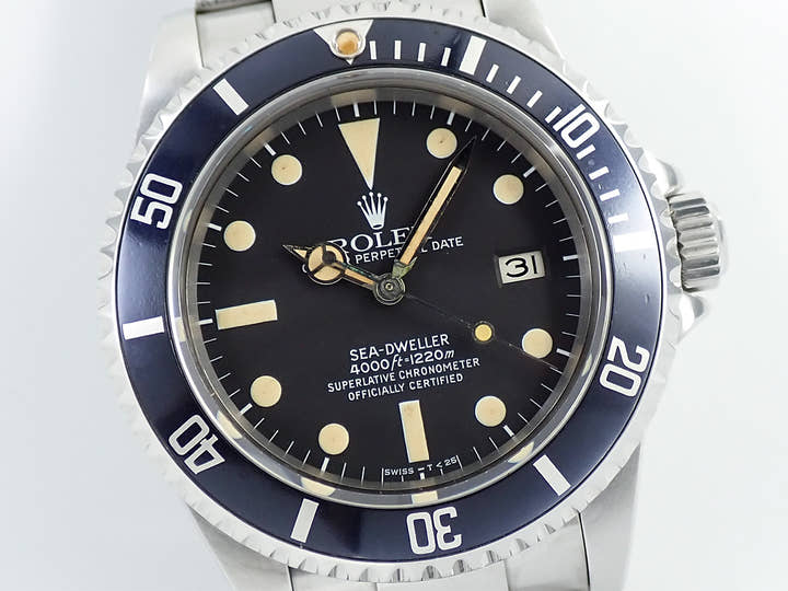 ロレックス シードゥエラー トリプルシックス Ref.16660 ステンレススチール ブラック文字盤