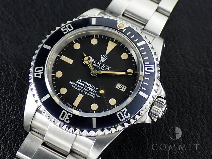ロレックス シードゥエラー トリプルシックス Ref.16660 ステンレススチール ブラック文字盤