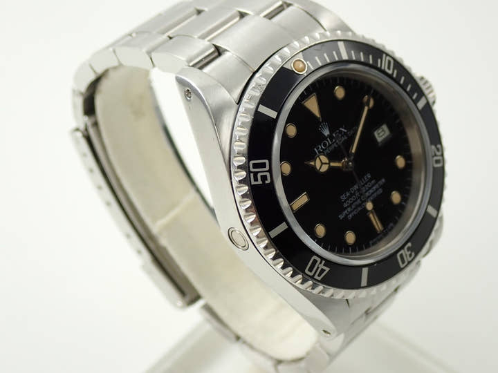 ロレックス シードゥエラー トリプルシックス Ref.16660 ステンレススチール ブラック文字盤