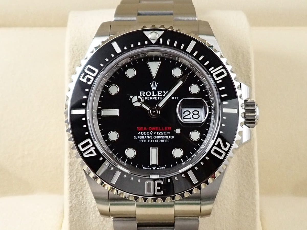 ロレックス シードゥエラー Ref.126600 ステンレススチール ブラック文字盤