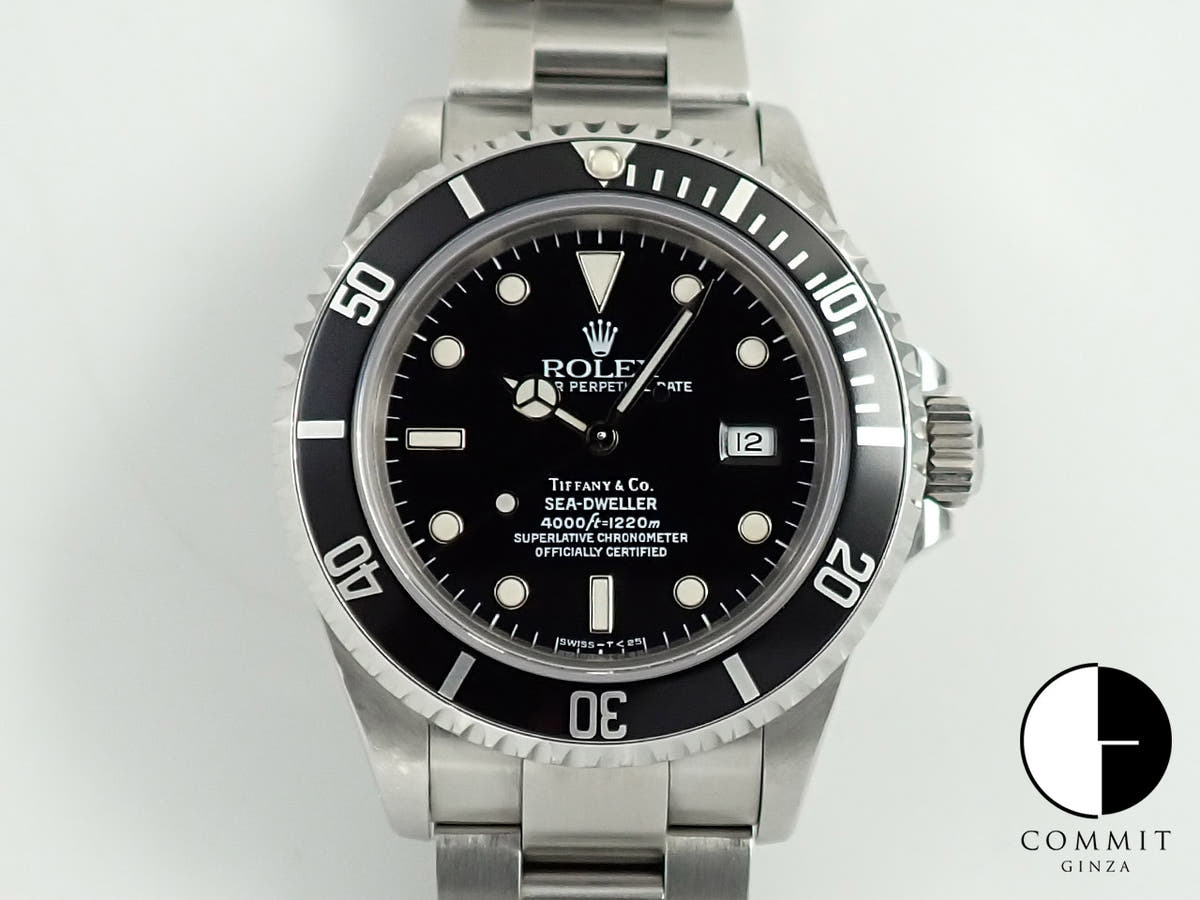 ロレックス シードゥエラー Ref.16600 ステンレススチール ブラック文字盤