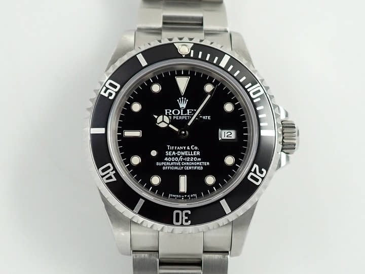 ロレックス シードゥエラー Ref.16600 ステンレススチール ブラック文字盤