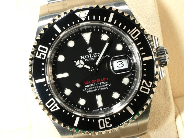 ロレックス シードゥエラー Ref.126600 ステンレススチール ブラック文字盤