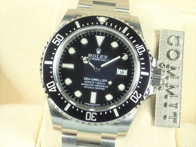 ロレックス シードゥエラー Ref.116600 ブラック文字盤 未使用 sea-dweller-44