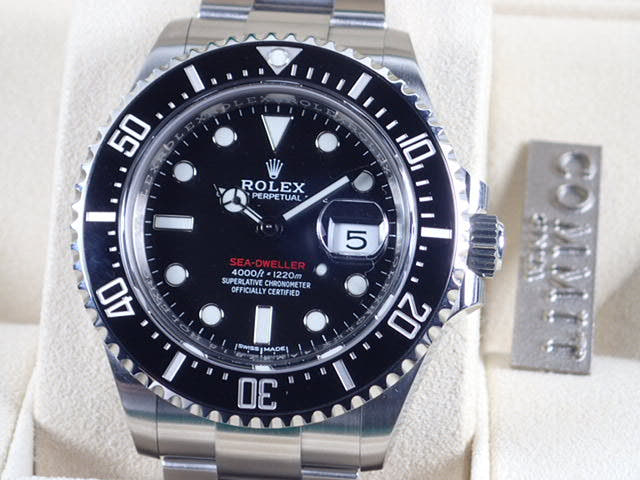 ロレックス シードゥエラー Ref.126600 ブラック文字盤 未使用 sea-dweller-46