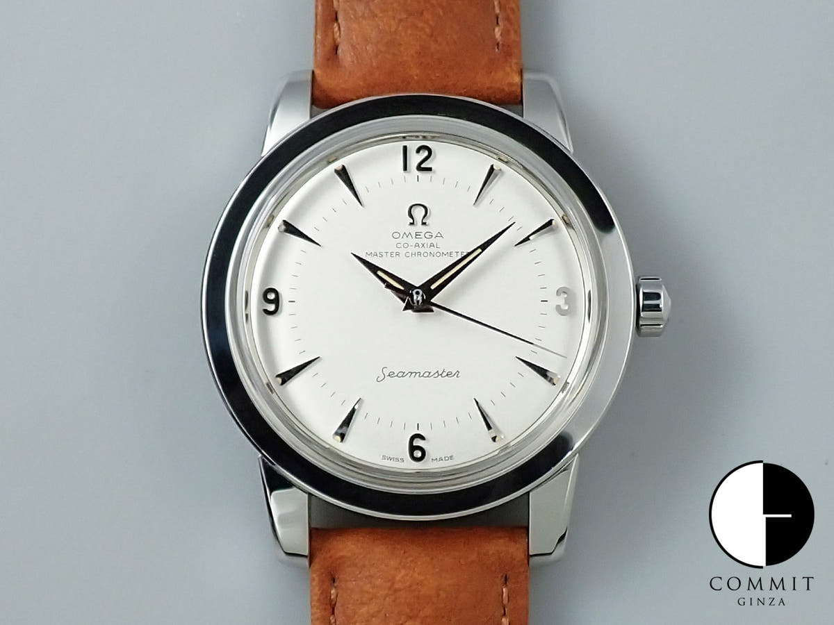オメガ シーマスター 1948 コーアクシャル マスター クロノメーター 38mm Ref.511.13.38.20.02.001 シルバー文字盤 美品 Z4125245