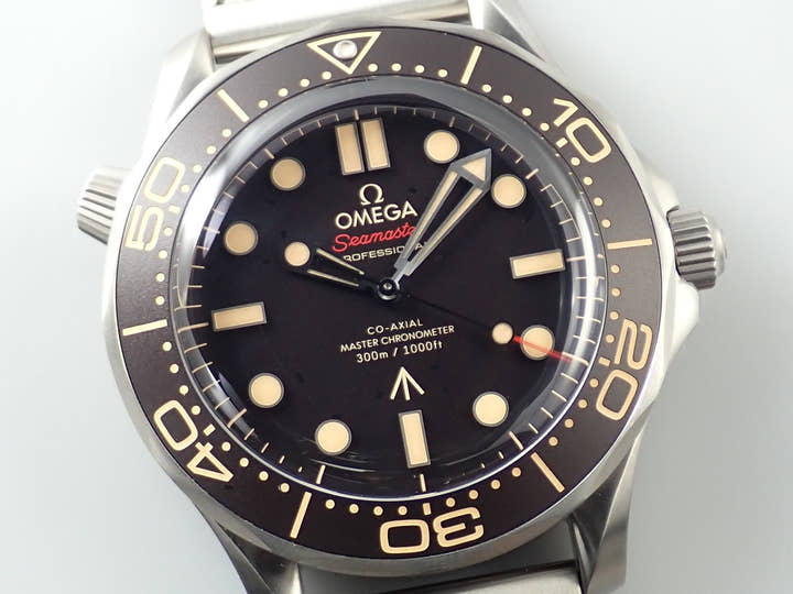 オメガ シーマスター ダイバー 300M コーアクシャル マスター クロノメーター 42MM Ref.210.90.42.20.01.001 ブラウン文字盤 美品 W1RMXTXK