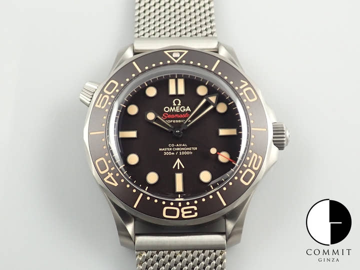 オメガ シーマスター ダイバー 300M コーアクシャル マスター クロノメーター 42MM Ref.210.92.42.20.01.001 ブラウン文字盤 中古 KJH3K607