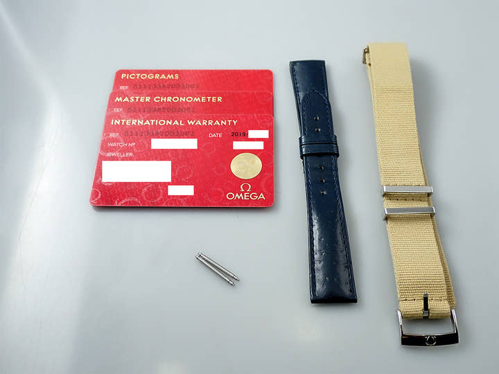 オメガ シーマスター 1948 コーアクシャル マスター クロノメーター 38mm Ref.511.13.38.20.02.001 シルバー文字盤 美品 Z4125245