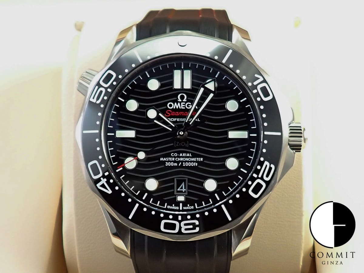 オメガ シーマスター ダイバー 300M コーアクシャル マスター クロノメーター 42MM Ref.210.32.42.20.01.001 ブラック文字盤 美品 F582YHM1