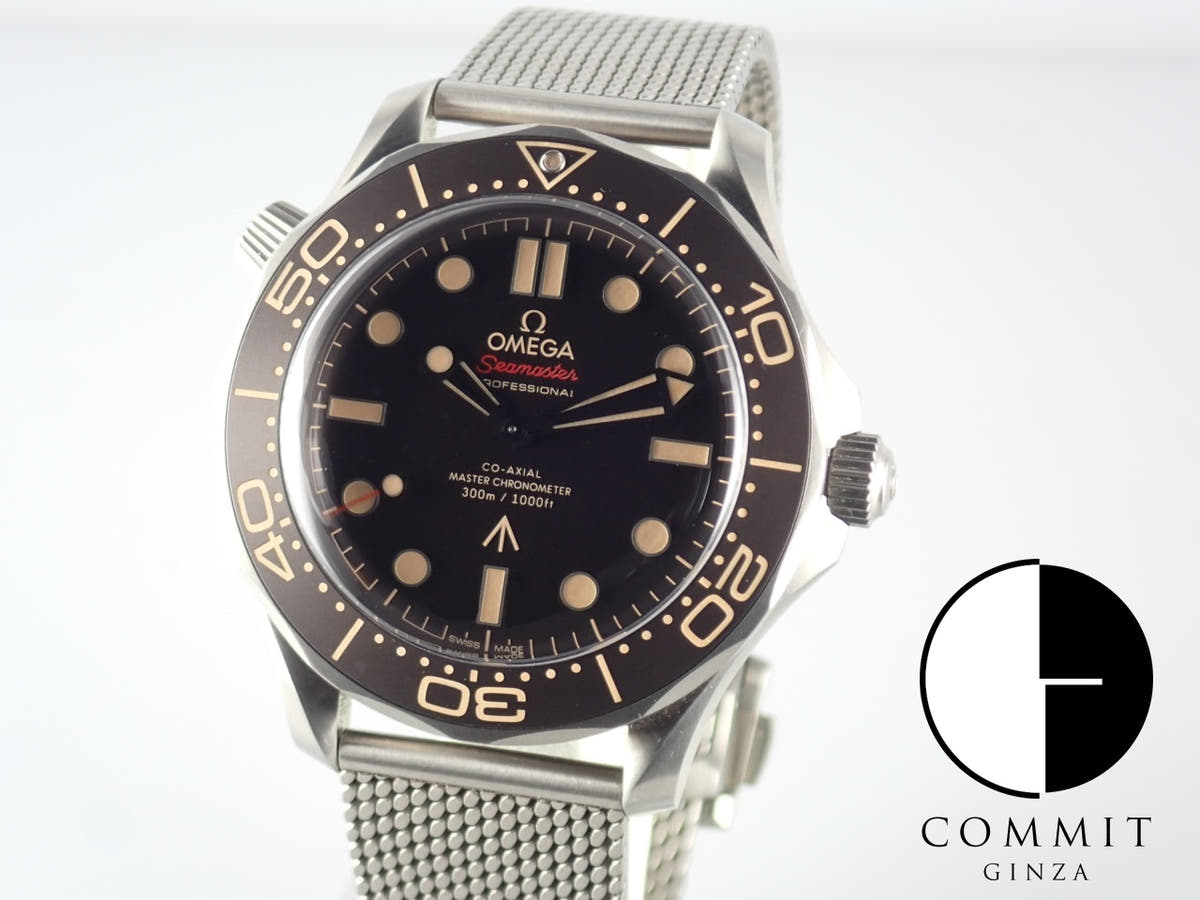 オメガ シーマスター 300 コーアクシャル マスタークロノメーター Ref.210.90.42.20.01.001 ブラウン文字盤 中古 WC97ZRMW