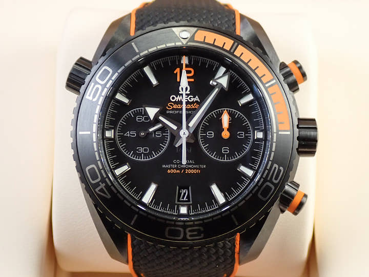 オメガ シーマスター プラネットオーシャン Ref.215.92.46.51.01.001 ブラック文字盤 美品 F3017K04