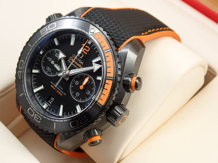 オメガ シーマスター プラネットオーシャン Ref.215.92.46.51.01.001 ブラック文字盤 美品 F3017K04