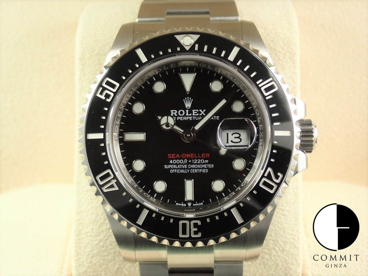 ロレックス シードゥエラー Ref.126600 ステンレススチール ブラック文字盤