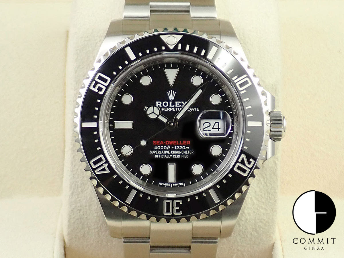 ロレックス シードゥエラー Ref.126600 ステンレススチール ブラック文字盤