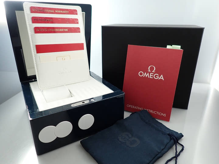 オメガ シーマスター ダイバー 300M コーアクシャル マスター クロノメーター 42MM Ref.210.30.42.20.03.002 ブルー文字盤 未使用 M961YL17