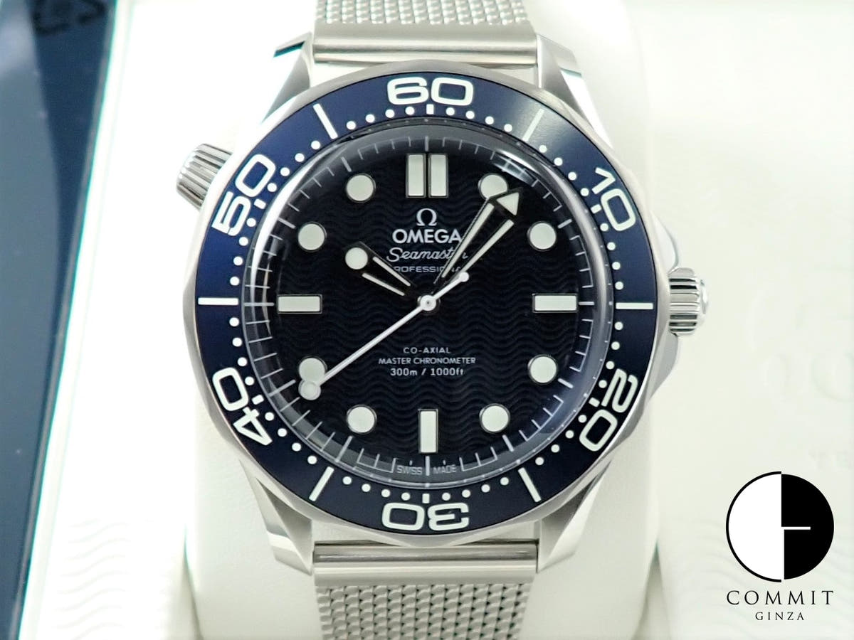 オメガ シーマスター ダイバー 300M コーアクシャル マスター クロノメーター 42MM Ref.210.30.42.20.03.002 ブルー文字盤 未使用 9958J415
