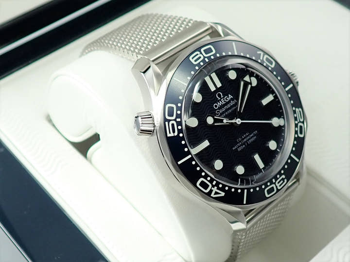 オメガ シーマスター ダイバー 300M コーアクシャル マスター クロノメーター 42MM Ref.210.30.42.20.03.002 ブルー文字盤 未使用 9958J415