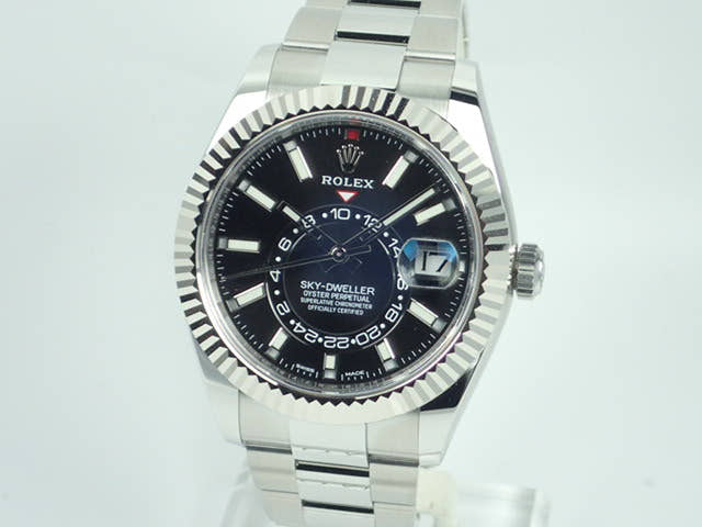 ロレックス スカイドゥエラー Ref.326934 ブラック文字盤 未使用 sky-dweller-10 オイスターブレスレット