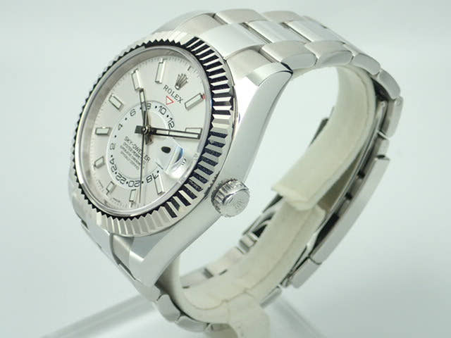 ロレックス スカイドゥエラー Ref.326934 ホワイト文字盤 美品 sky-dweller-11 オイスターブレスレット