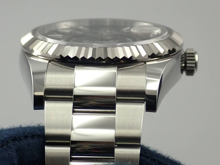 ロレックス スカイドゥエラー Ref.326934 ステンレススチール/ホワイトゴールド ブラック文字盤 オイスターブレスレット