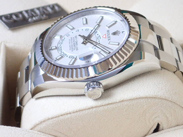 ロレックス スカイドゥエラー Ref.326934 ホワイト文字盤 未使用 sky-dweller-2 オイスターブレスレット