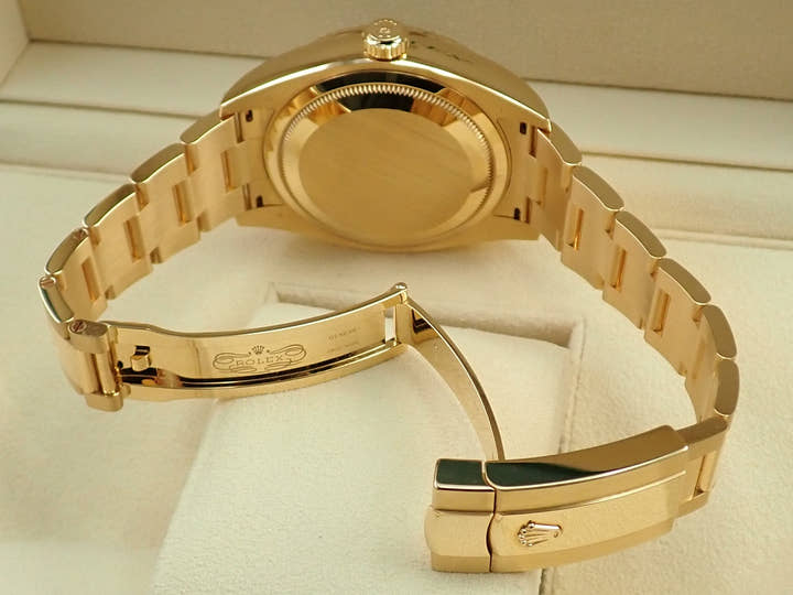 ロレックス スカイドゥエラー Ref.326938 イエローゴールド ブラック文字盤 オイスターブレスレット