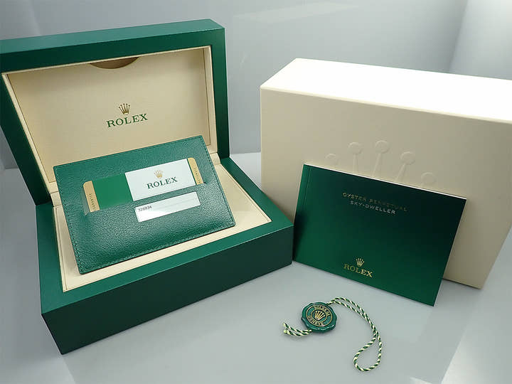 ロレックス スカイドゥエラー Ref.326934 ステンレススチール/ホワイトゴールド ブラック文字盤 オイスターブレスレット