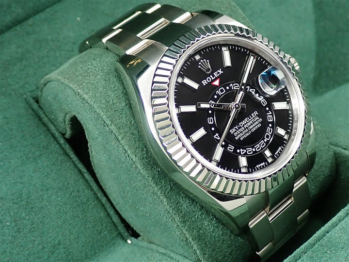 ロレックス スカイドゥエラー Ref.326939 ホワイトゴールド ブラック文字盤 オイスターブレスレット