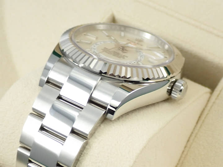 ロレックス スカイドゥエラー Ref.326934 ステンレススチール/ホワイトゴールド ホワイト文字盤 オイスターブレスレット