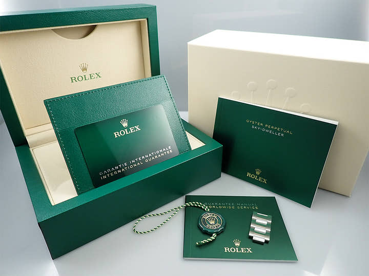 ロレックス スカイドゥエラー Ref.326934 ステンレススチール/ホワイトゴールド ホワイト文字盤 オイスターブレスレット