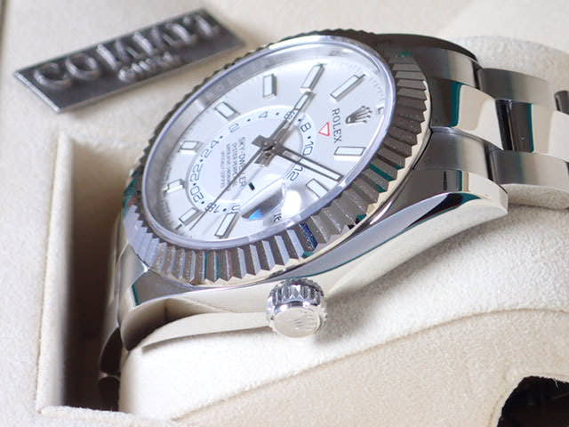 ロレックス スカイドゥエラー Ref.326934 ホワイト文字盤 未使用 sky-dweller-3 オイスターブレスレット