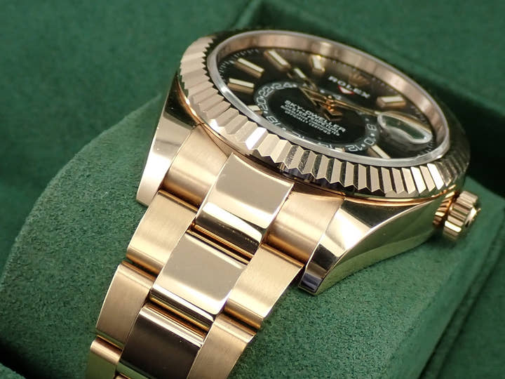 ロレックス スカイドゥエラー Ref.326935 エバーローズゴールド スレート文字盤 オイスターブレスレット