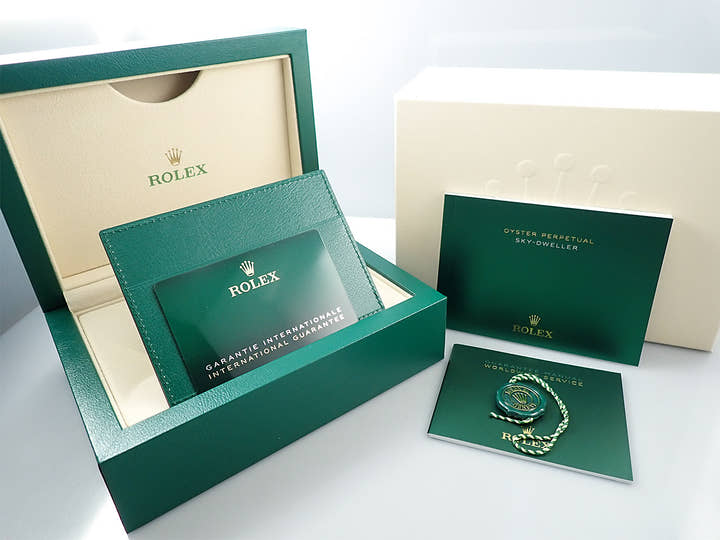 ロレックス スカイドゥエラー Ref.326934 ステンレススチール/ホワイトゴールド ブラック文字盤 オイスターブレスレット